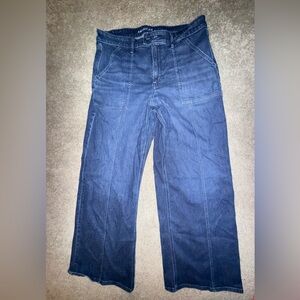 American Eagle Outfitters Indigo Wide Leg Jeans